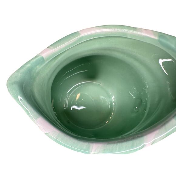 Johanna Parker Green Pink Holiday Christmas Snowman Sugar and Creamer Set - Picture 5 of 11